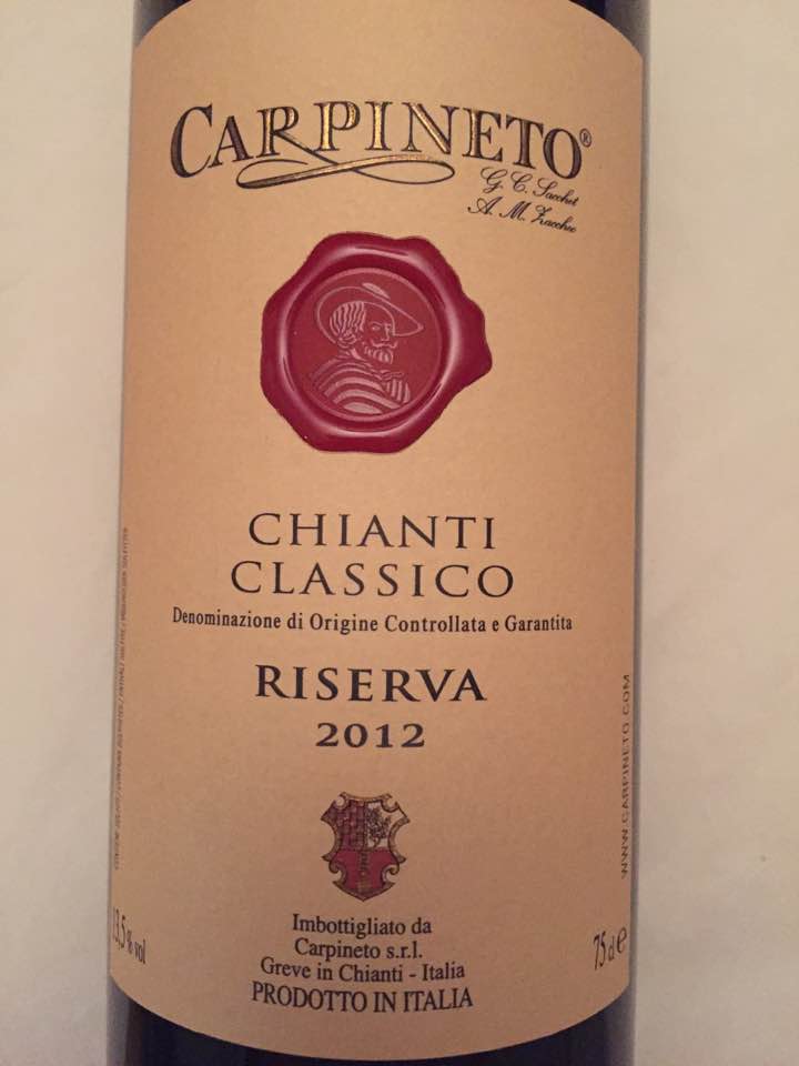 Carpineto 2012 – Chianti Classico Riserva