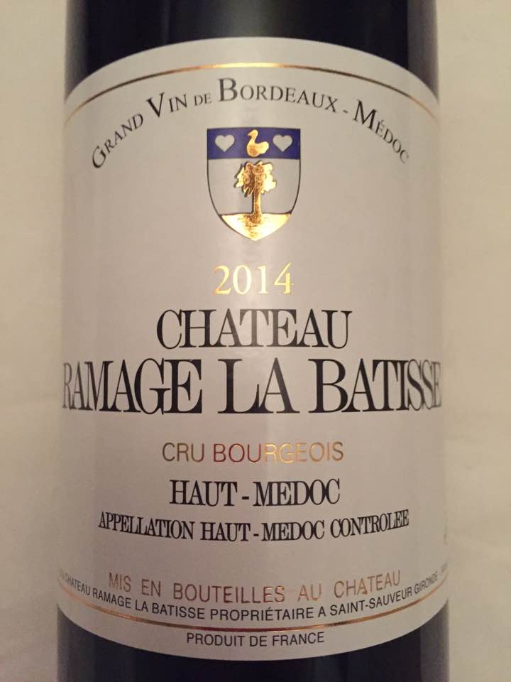 Château Ramage La Batisse 2014 – Haut-Médoc – Cru Bourgeois