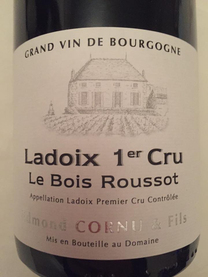 Edmond Cornu & Fils – Le Bois Roussot 2014 – Ladoix 1er Cru