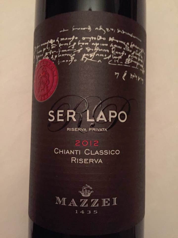 Mazzei – Ser Lapo 2012 – Chianti Classico Riserva