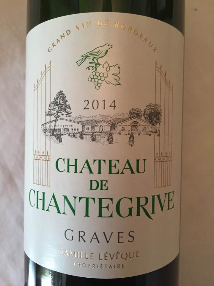 Château de Chantegrive 2014 – Graves