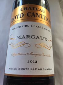 Château Boyd-Cantenac 2012 – Margaux – Grand Cru Classé