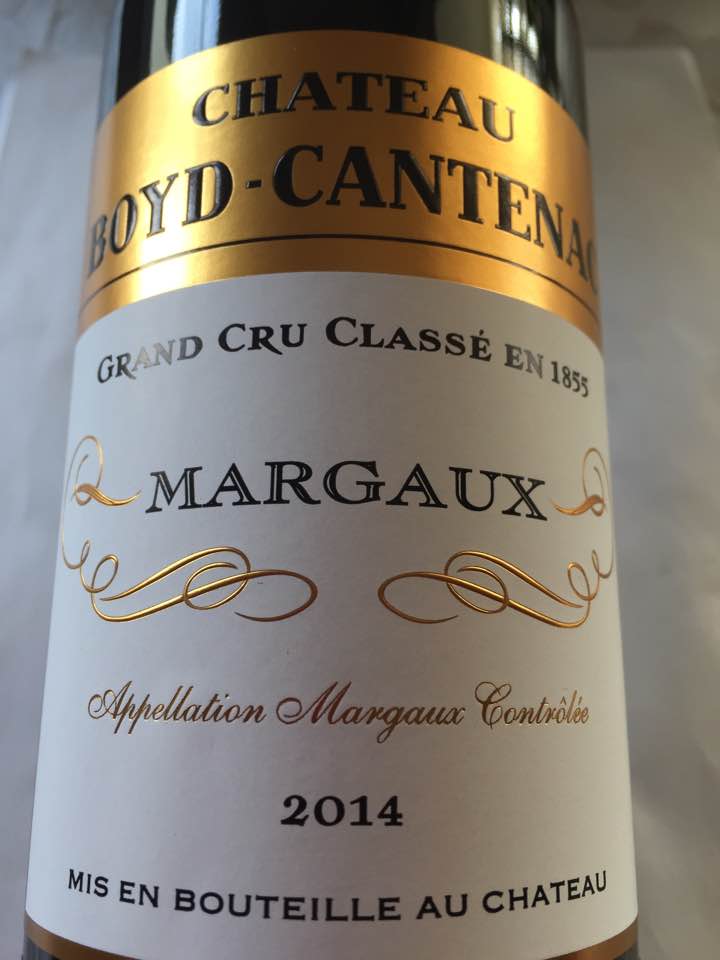 Château Boyd-Cantenac 2014 – Margaux – Grand Cru Classé
