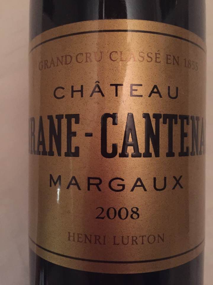 Château Brane-Cantenac 2008 – Margaux – Grand Cru Classé