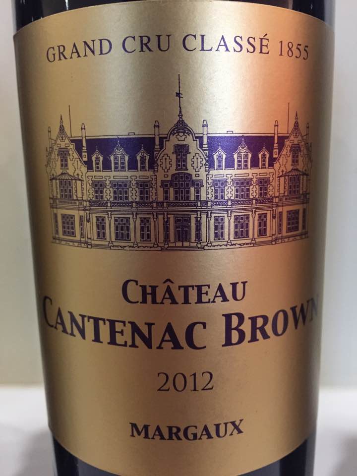 Château Cantenac Brown 2012 – Margaux, 3ème Grand Cru Classé