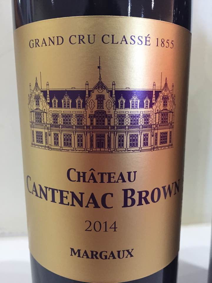 Château Cantenac Brown 2014 – Margaux, 3ème Grand Cru Classé