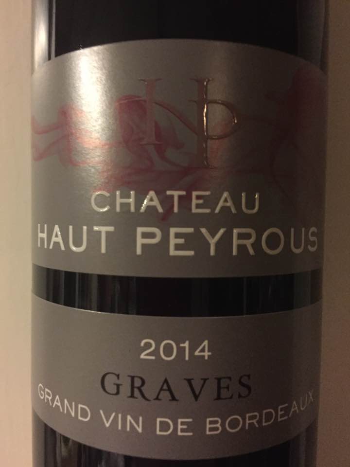 Château Haut Peyrous – L’Elégance 2014 – Graves C