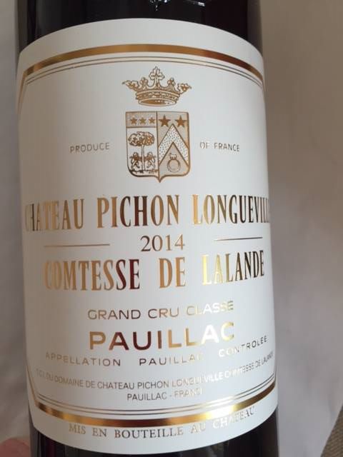 Château Pichon Longueville Comtesse de Lalande 2014 – Pauillac – Grand Cru Classé