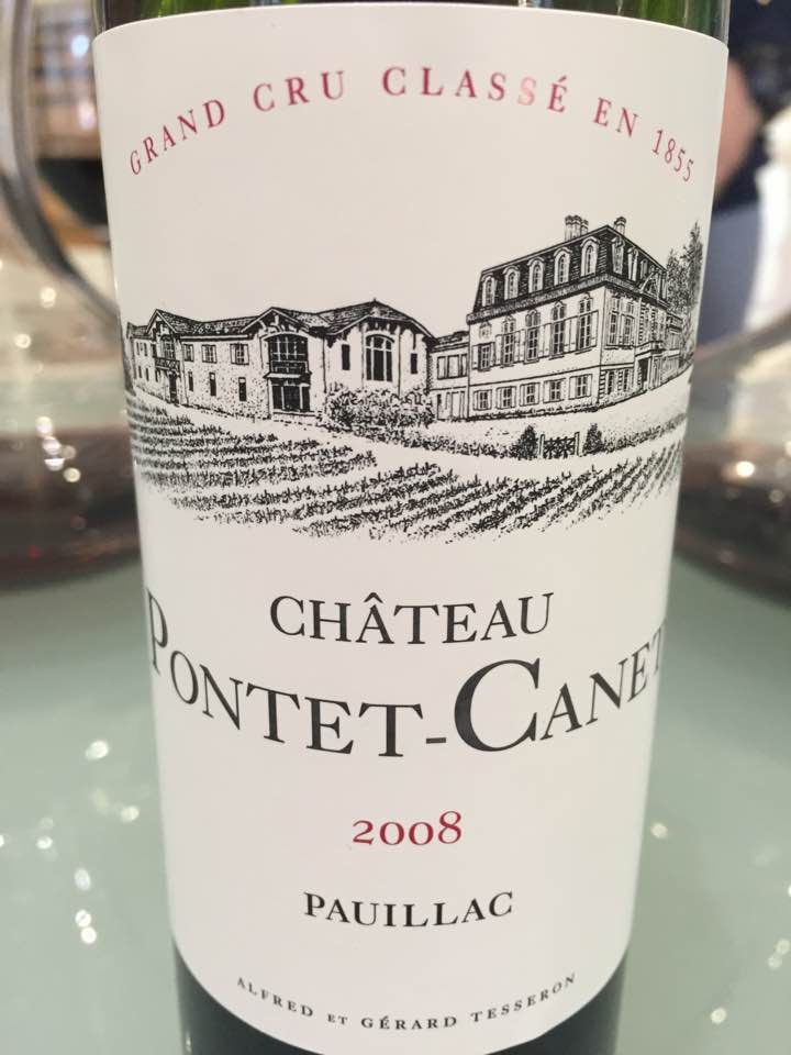 Château Pontet Canet 2008 – Pauillac, 5ème Grand Cru Classé