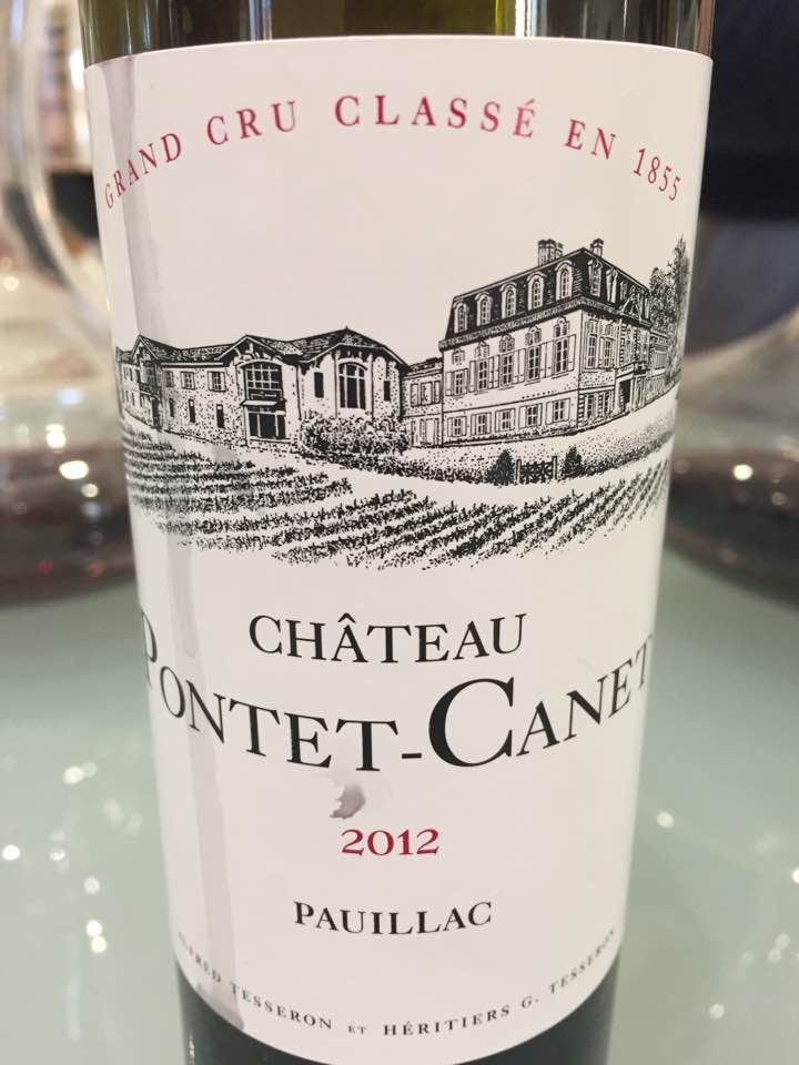 Château Pontet Canet 2012 – Pauillac, 5ème Grand Cru Classé