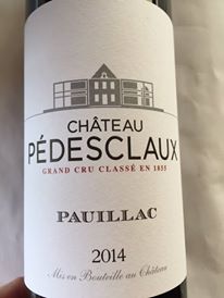 Château Pédesclaux 2014 – Pauillac – Grand Cru Classé