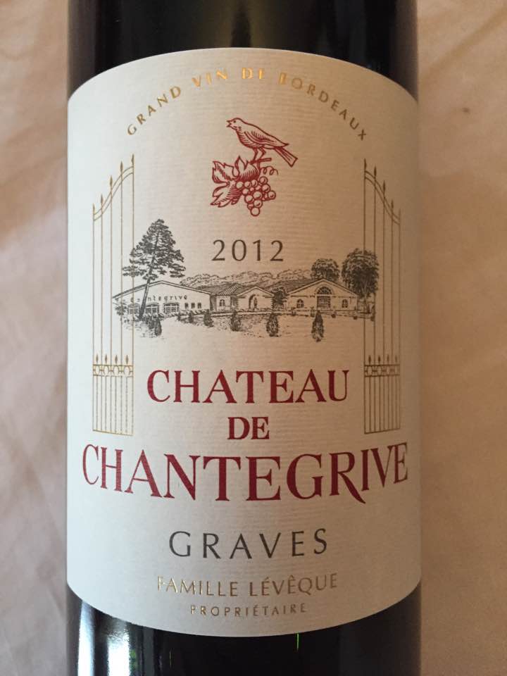 Château de Chantegrive 2012 – Graves
