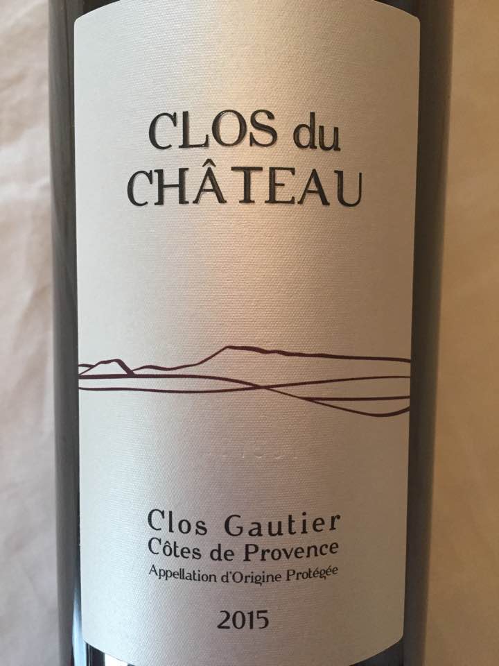 Clos Gautier – Clos du Château 2015 – Côtes de Provence