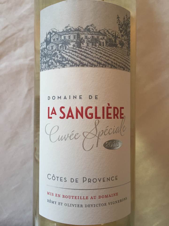 Domaine de La Sanglière – Cuvée Spéciale 2015 – Côtes de Provence