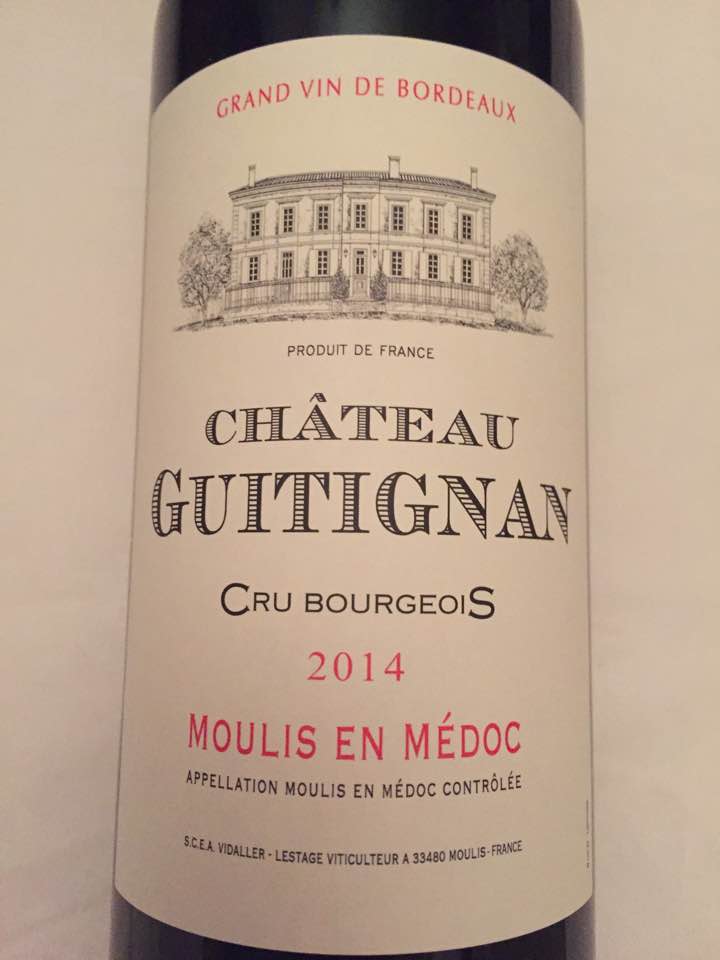 Château Guitignan 2014 – Moulis-en-Médoc – Cru Bourgeois