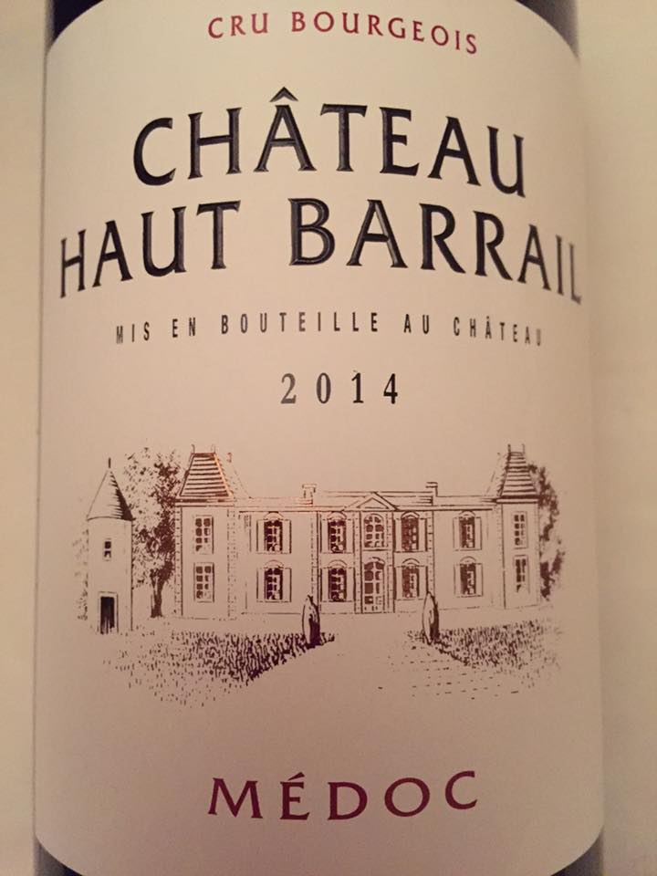 Château Haut Barrail 2014 – Médoc – Cru Bourgeois