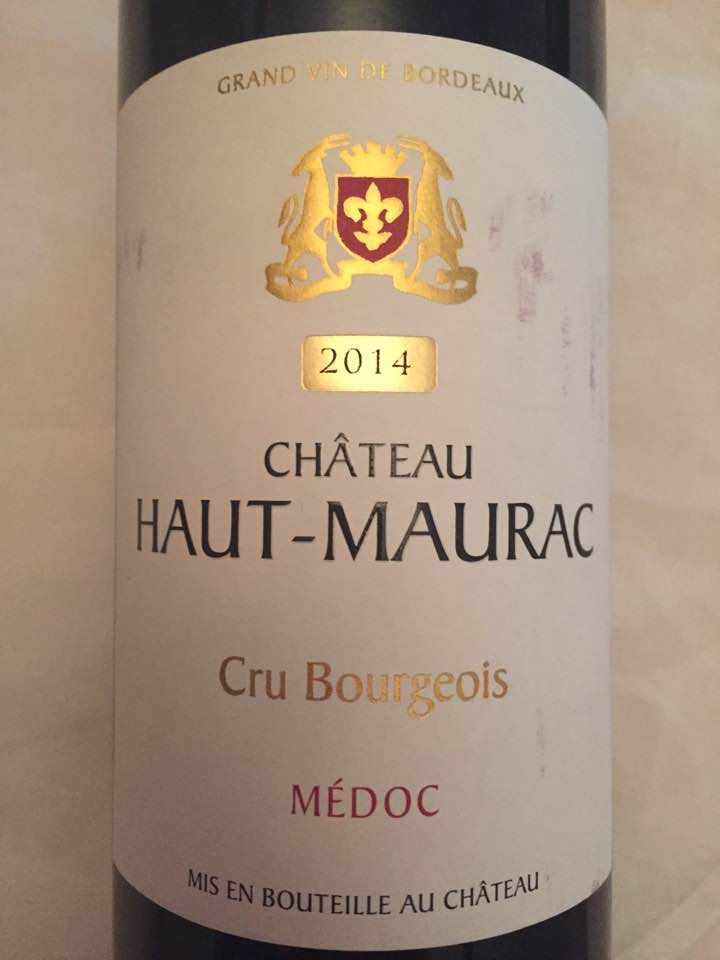Château Haut-Maurac 2014 – Médoc – Cru Bourgeois