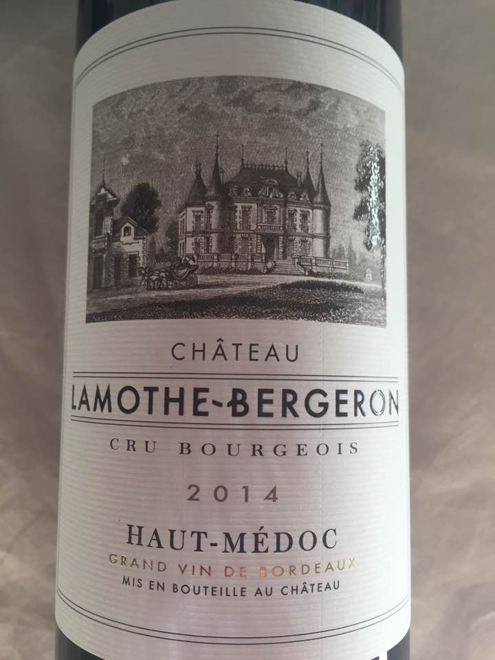 Château Lamothe-Bergeron 2014 – Haut-Médoc – Cru Bourgeois1