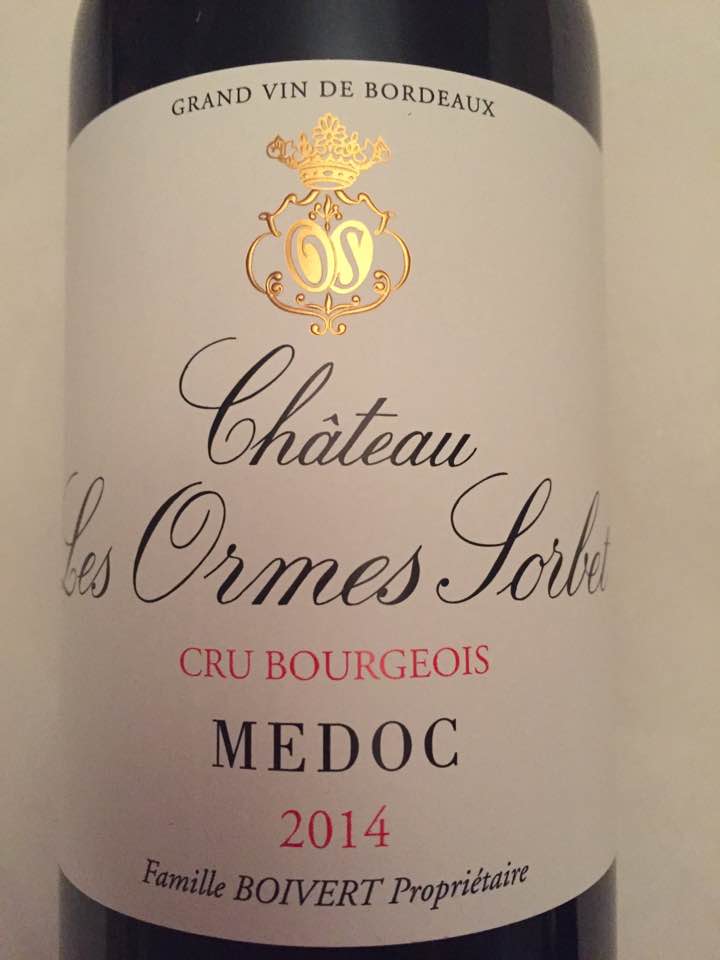 Château Les Ormes Sorbet 2014 – Médoc – Cru Bourgeois