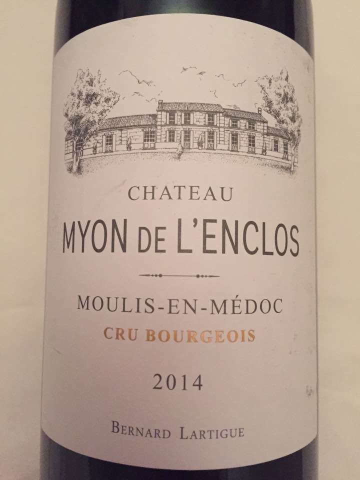 Château Myon de l’Enclos 2014 – Moulis-en-Médoc – Cru Bourgeois
