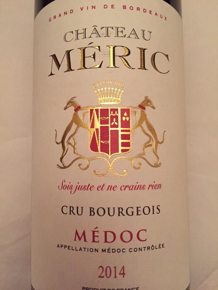Château Méric 2014 – Médoc – Cru Bourgeois