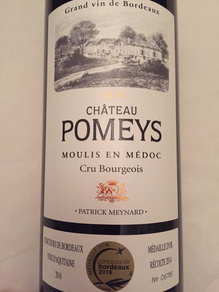 Château Pomeys 2014 – Moulis-en-Médoc – Cru Bourgeois