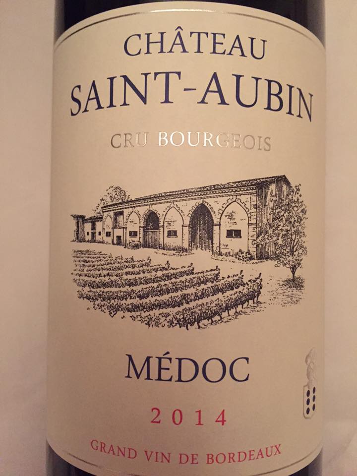 Château Saint-Aubin 2014 – Médoc – Cru Bourgeois