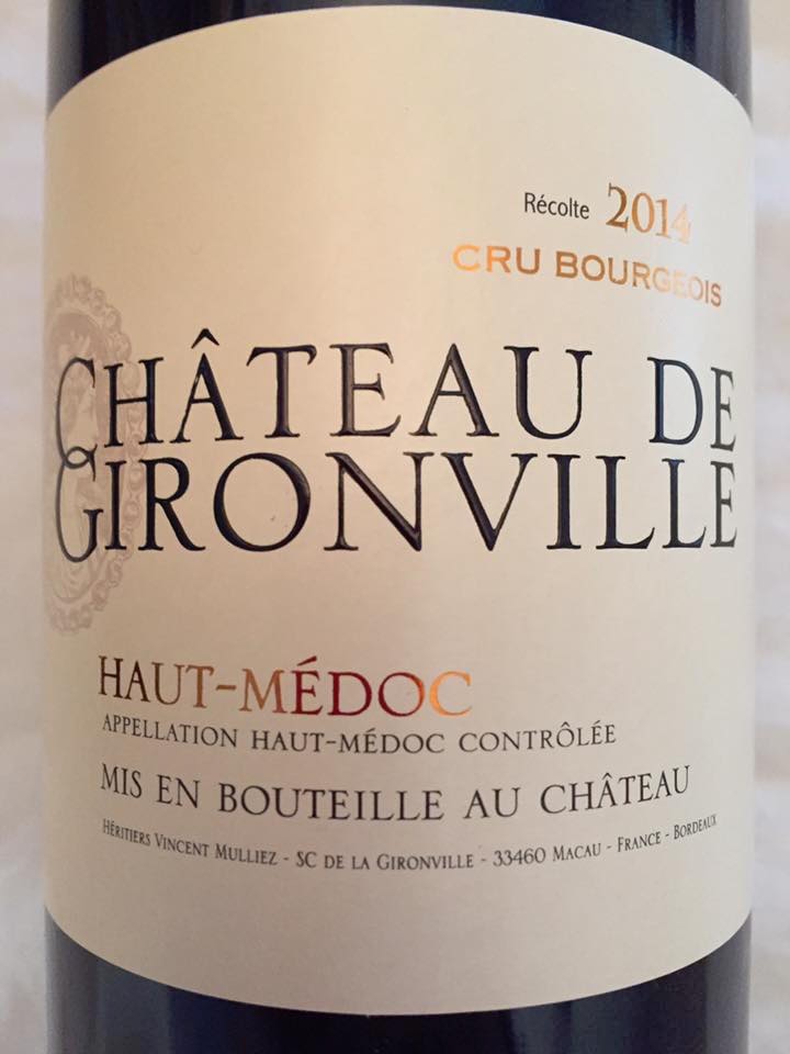 Château de Gironville 2014 – Haut-Médoc – Cru Bourgeois
