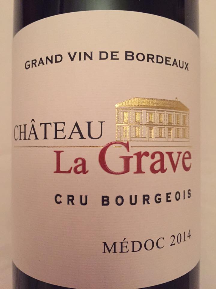 Château La Grave 2014 – Médoc – Cru Bourgeois