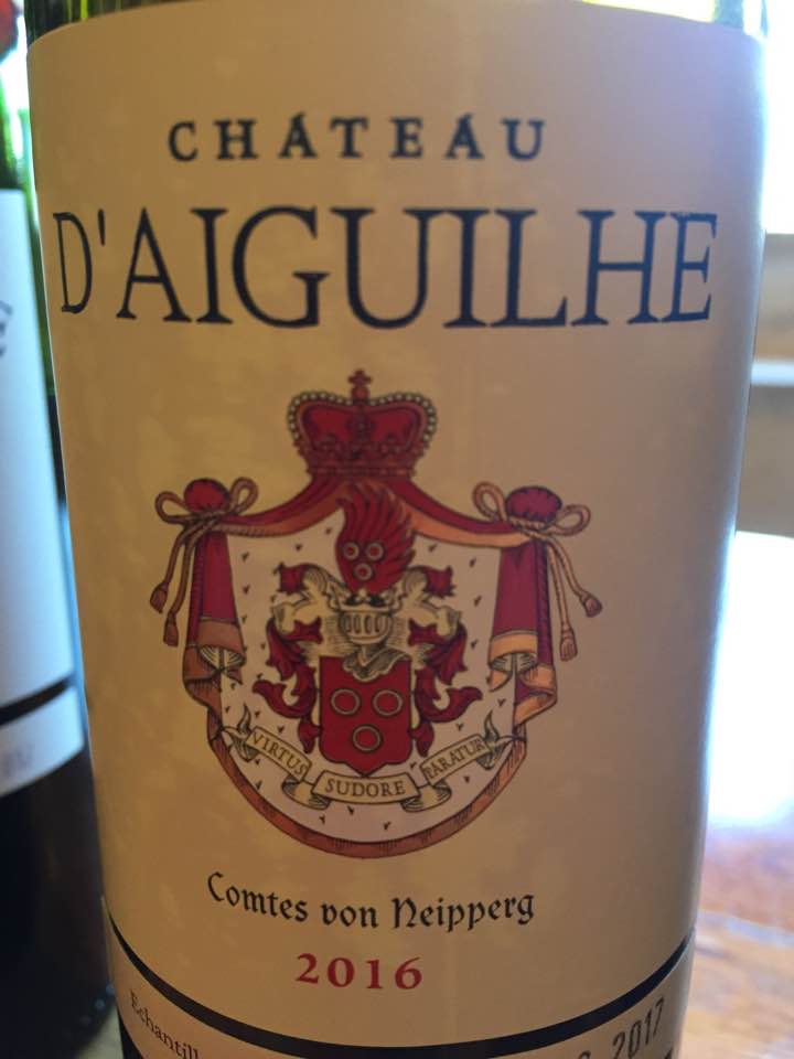 Château d’Aiguilhe 2016 – Castillon Côtes de Bordeaux