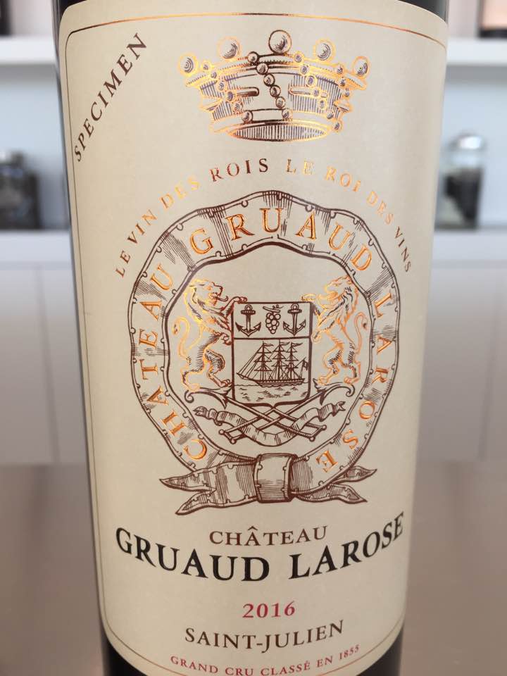 Château Gruaud Larose 2016 – 2ème Grand Cru Classé de Saint-Julien