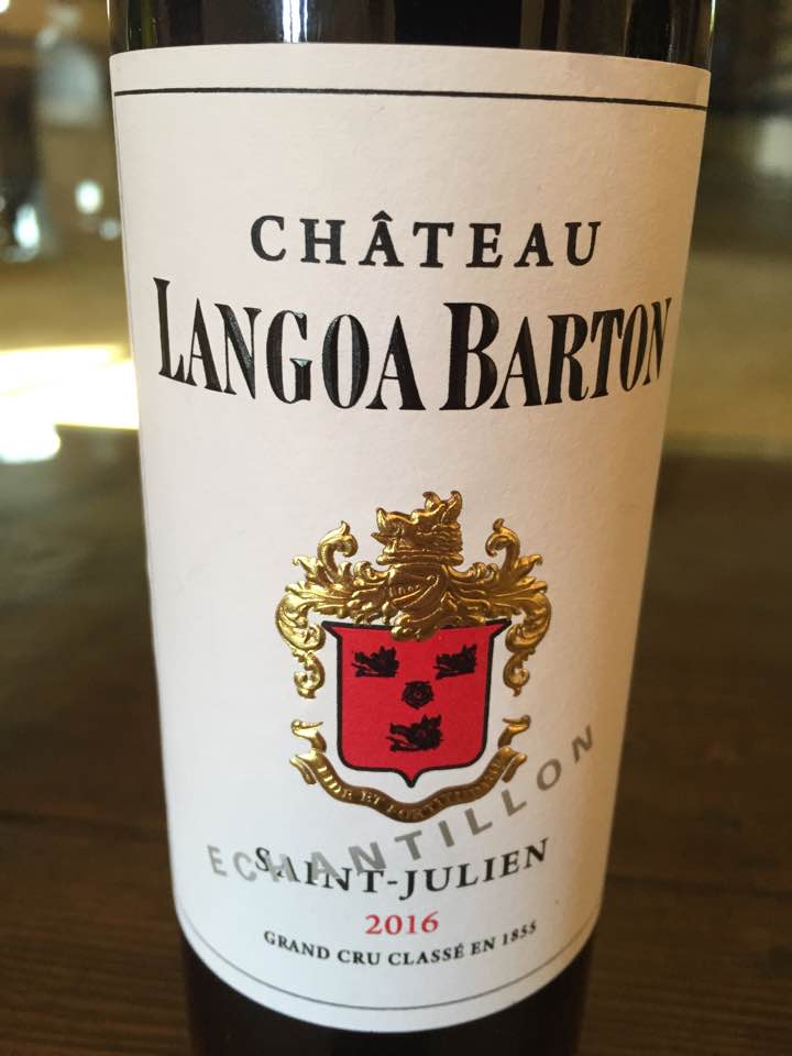 Château Langoa Barton 2016 – Saint-Julien, 3ème Cru Classé