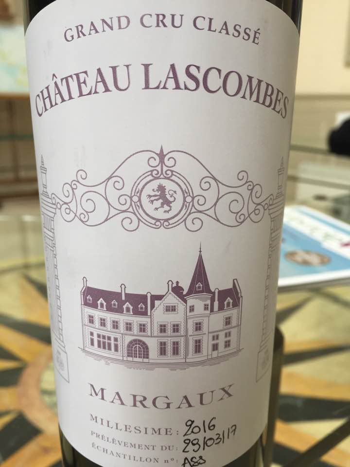 Château Lascombes 2016  – Margaux, 2nd Grand Cru Classé