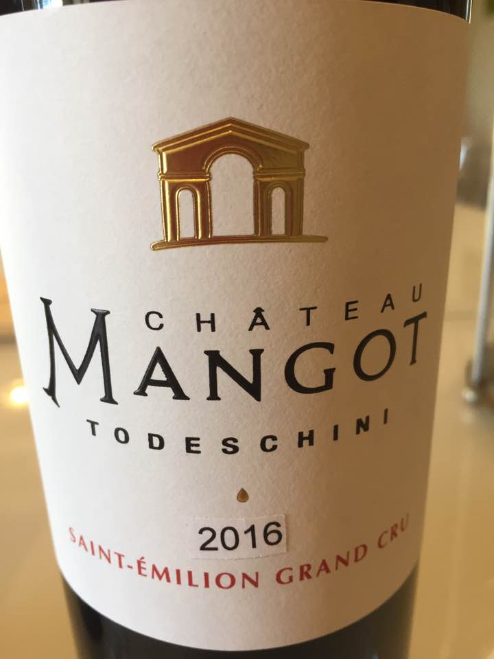 Château Mangot – Cuvée Todeschini 2016  – Saint-Emilion Grand Cru