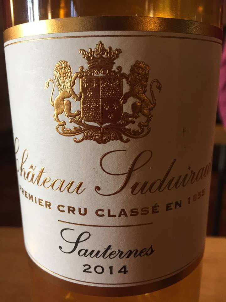 Château Suduiraut 2014 – Sauternes, Premier Grand Cru Classé