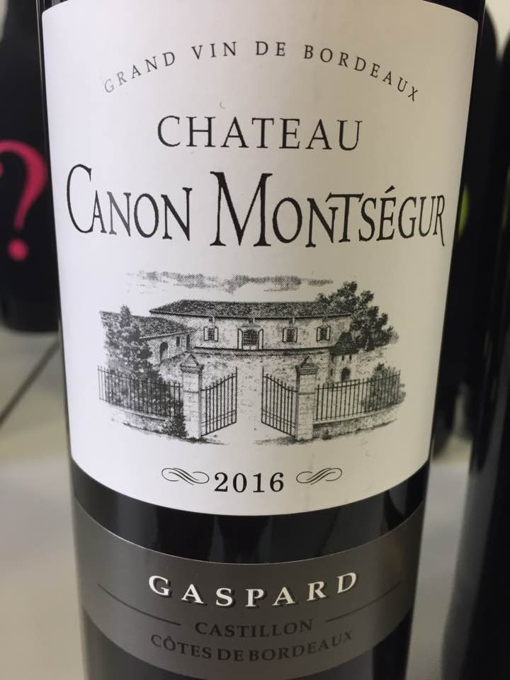 Château Canon Montségur 2016 – Castillon Côtes de Bordeaux