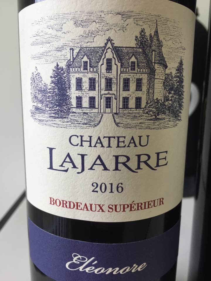 Château Lajarre – Cuvée Eléonore 2016 – Bordeaux Supérieur