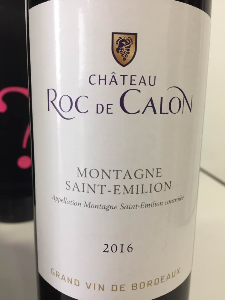 Château Roc de Calon 2016 – Montagne Saint-Emilion