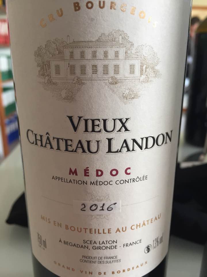 Château Vieux Landon 2016 – Médoc