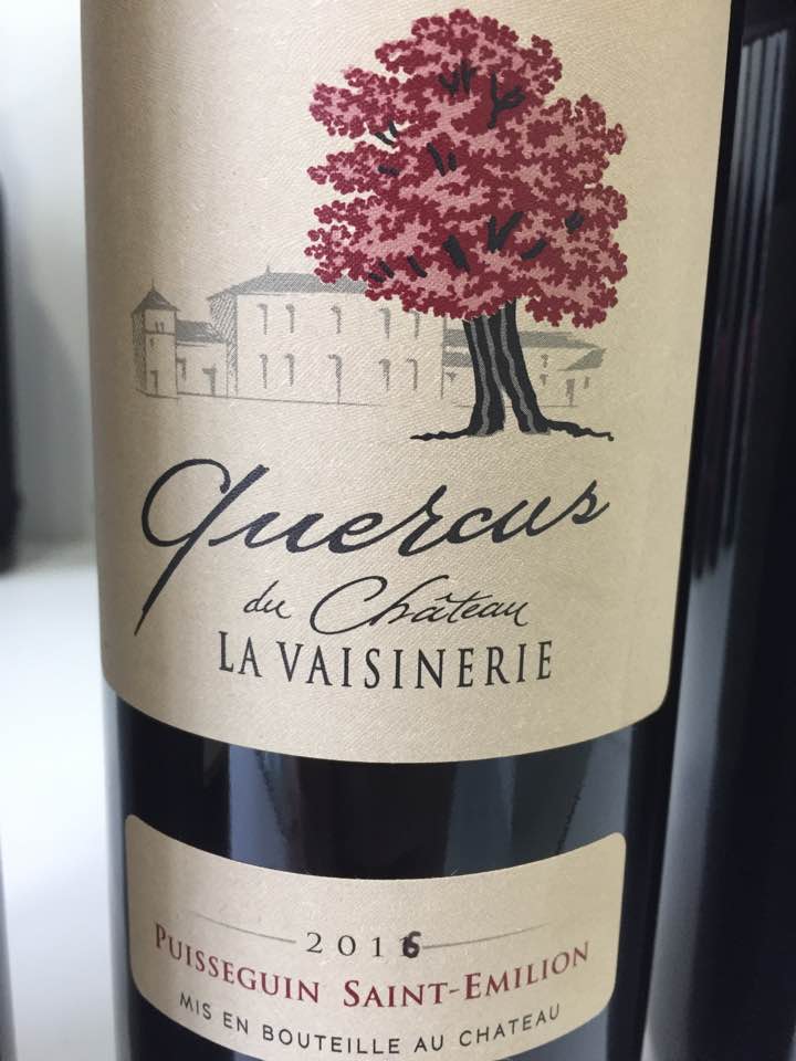 Quercus du Château La Vaisinerie 2016 – Puisseguin Saint-Emilion