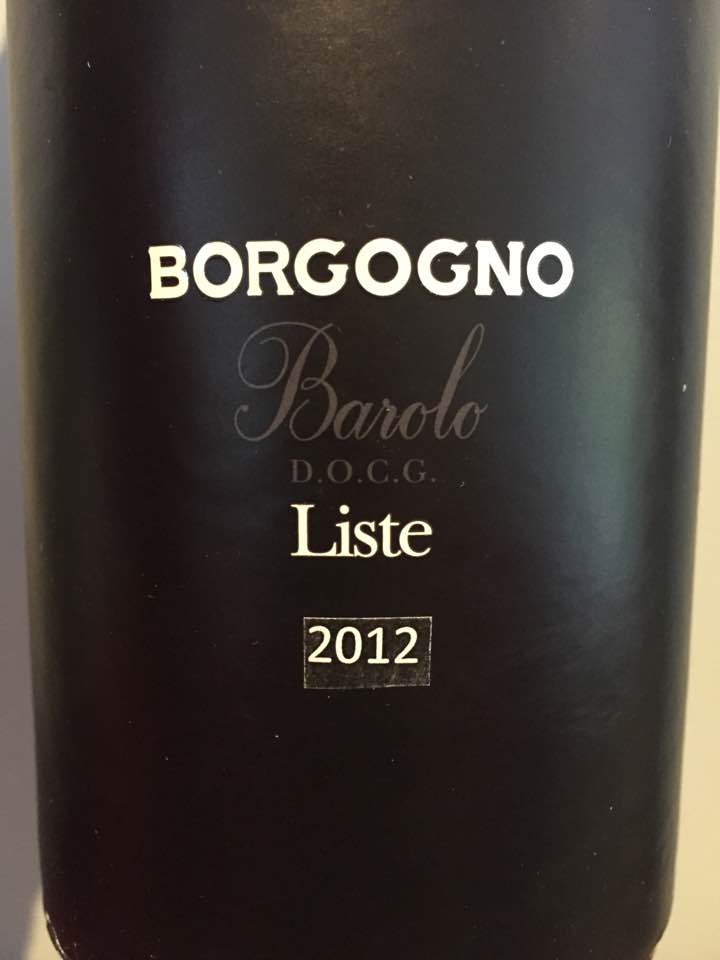 Borgogno – Liste 2012 – Barolo DOCG