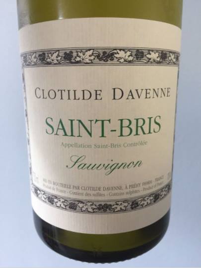 Clotilde Davenne – Sauvignon 2015 – Saint-Bris