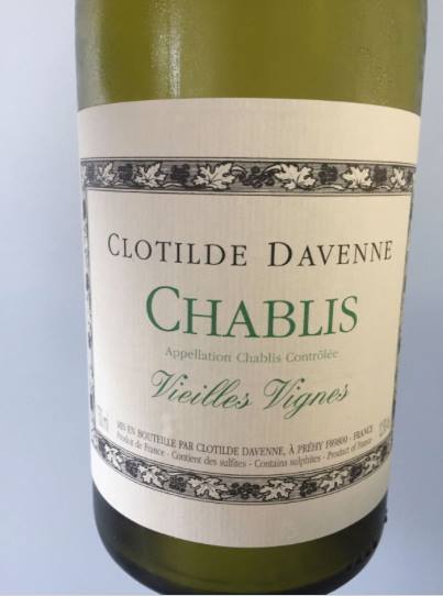 Clotilde Davenne – Vieilles Vignes 2015 – Chablis