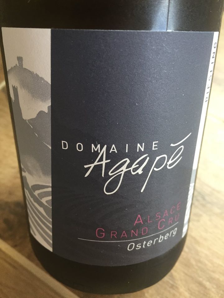 Domaine Agapé – Riesling 2015 – Osterberg – Alsace Grand Cru