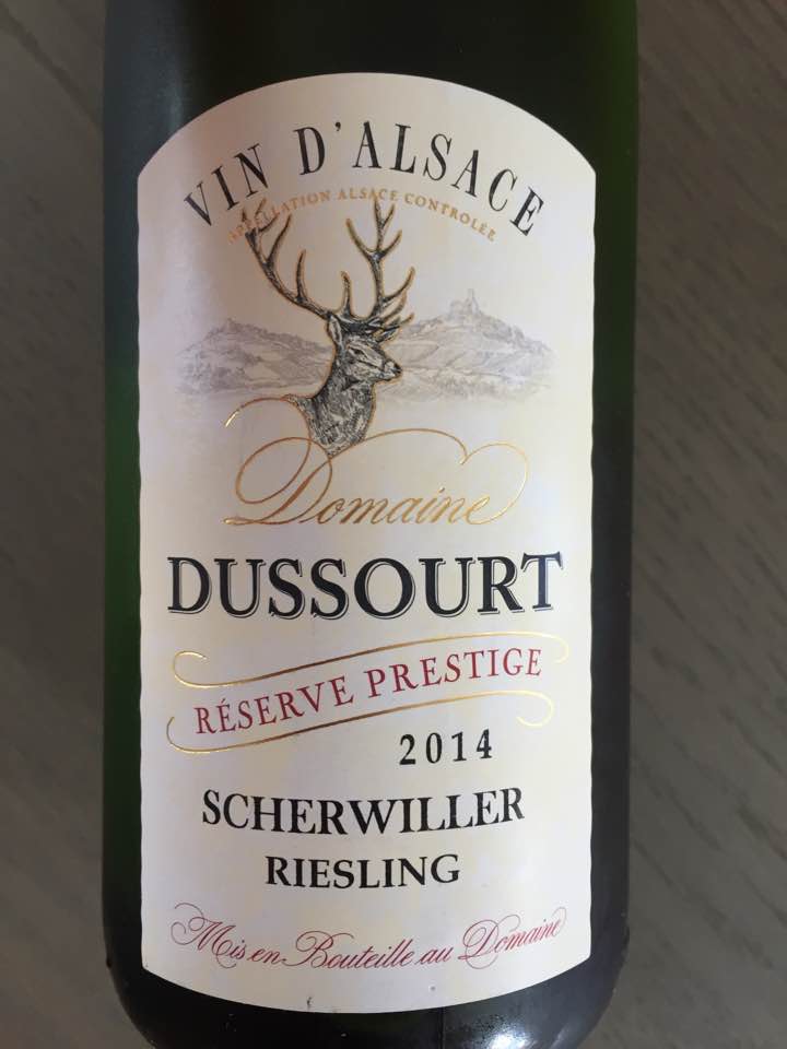 Domaine Dussourt – Reserve Prestige 2014 – Riesling – Scherwiller – Alsace