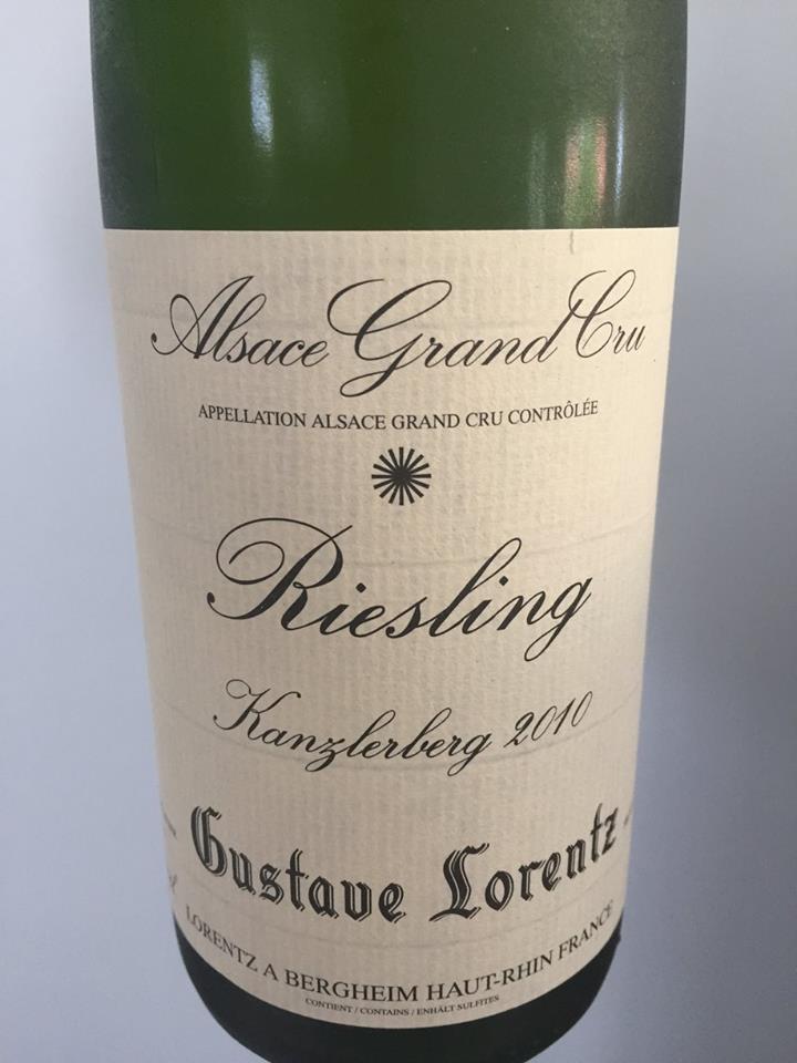 Gustave Lorentz – Riesling 2010 – Kanzlerberg – Alsace Grand Cru