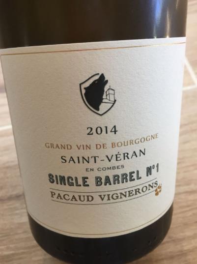 Pacaud Vignerons – En Combes 2014 – Single Barrel N°1 – Saint-Véran