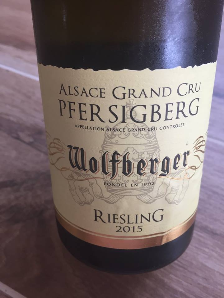 Wolfberger – Riesling 2015 – Pfersigberg Alsace Grand Cru