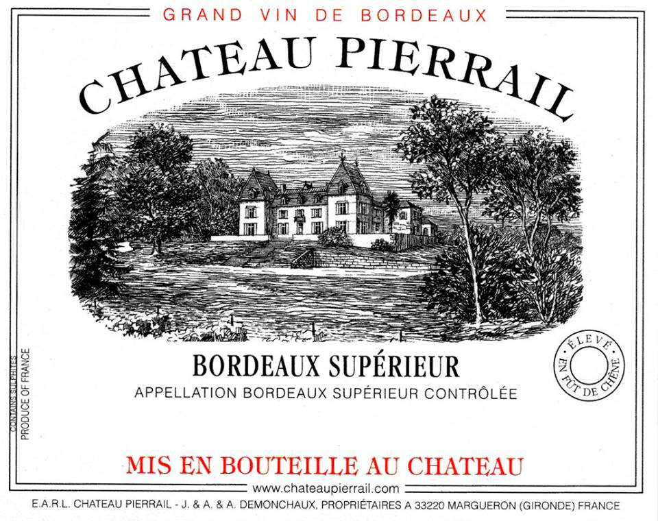 Château Pierrail 2015 – Bordeaux Supérieur