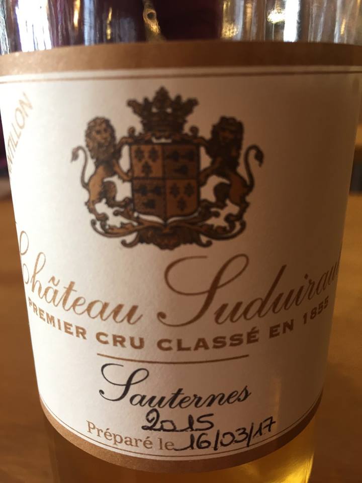 Château Suduiraut 2015 – Sauternes, Premier Grand Cru Classé
